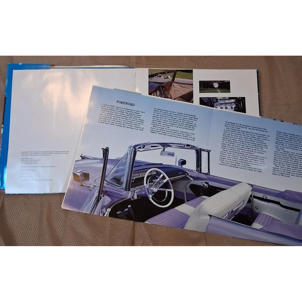Great American Convertibles Coffee Table Book Hardcover 2003 ISBN 0785368728
